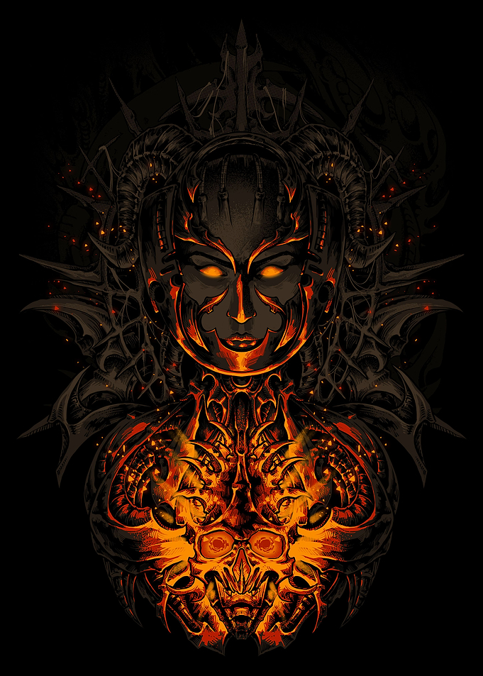 As palaces burn
