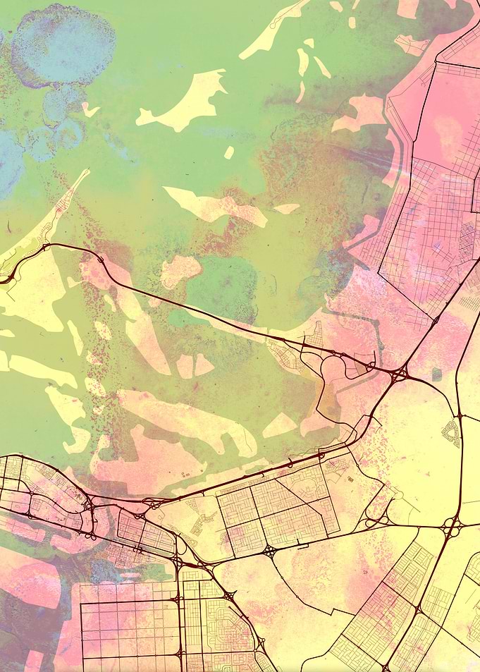 Abu Dhabi Street Map
