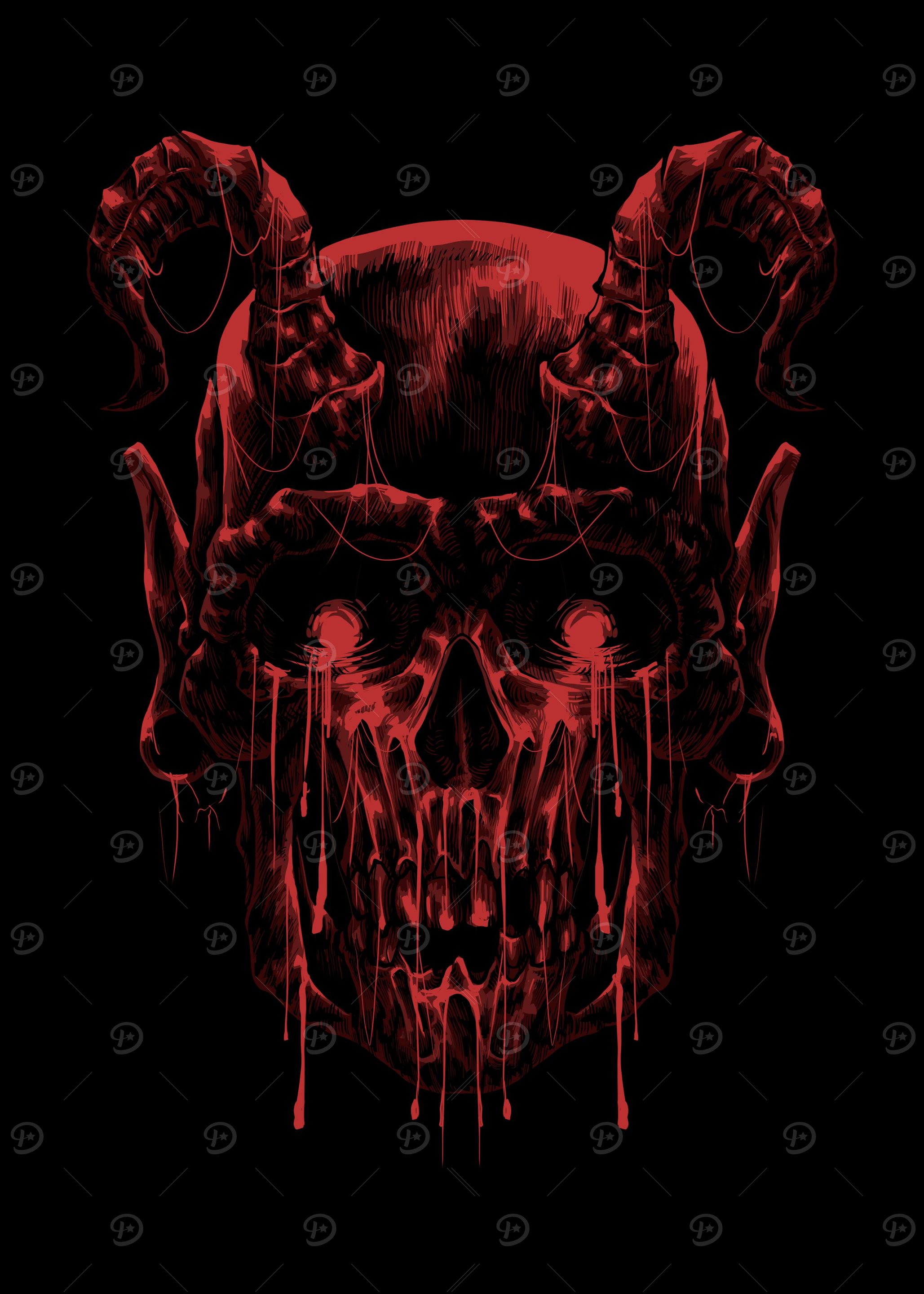 Demon skull