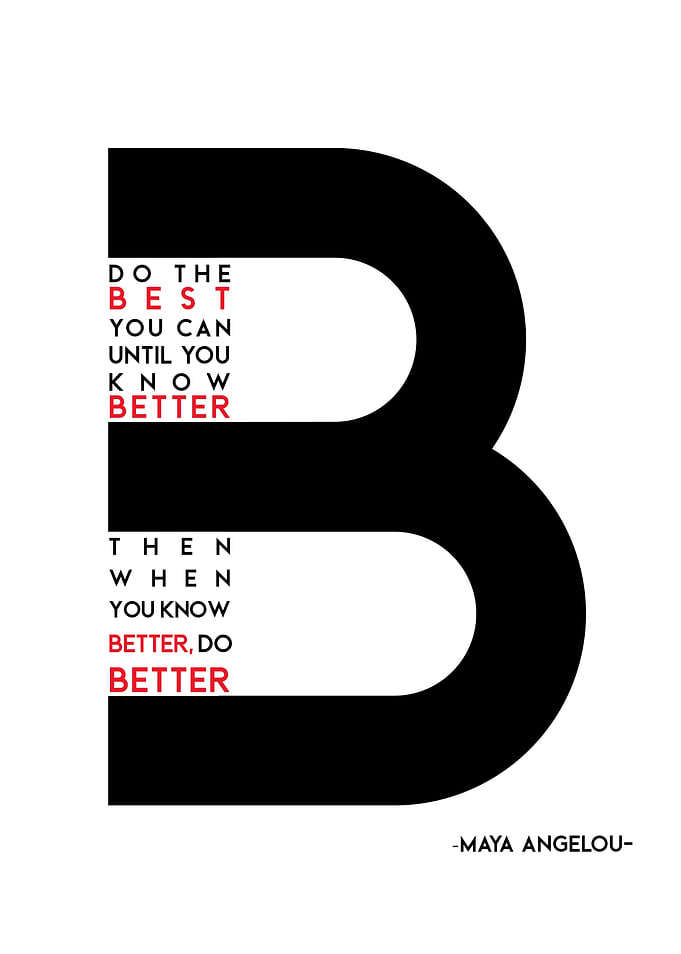 B