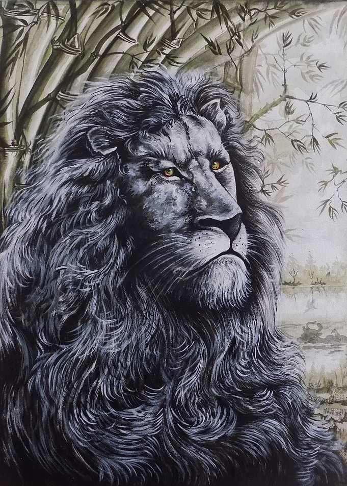 THE MAJESTIC LION