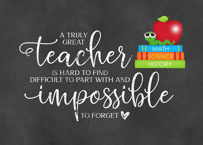 A truly great teacher