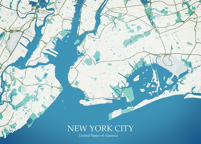 New York City map