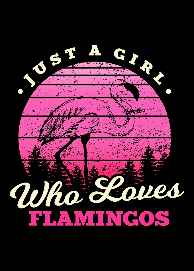 Girl Loves Flamingos