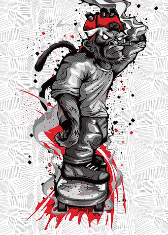 skate monkey