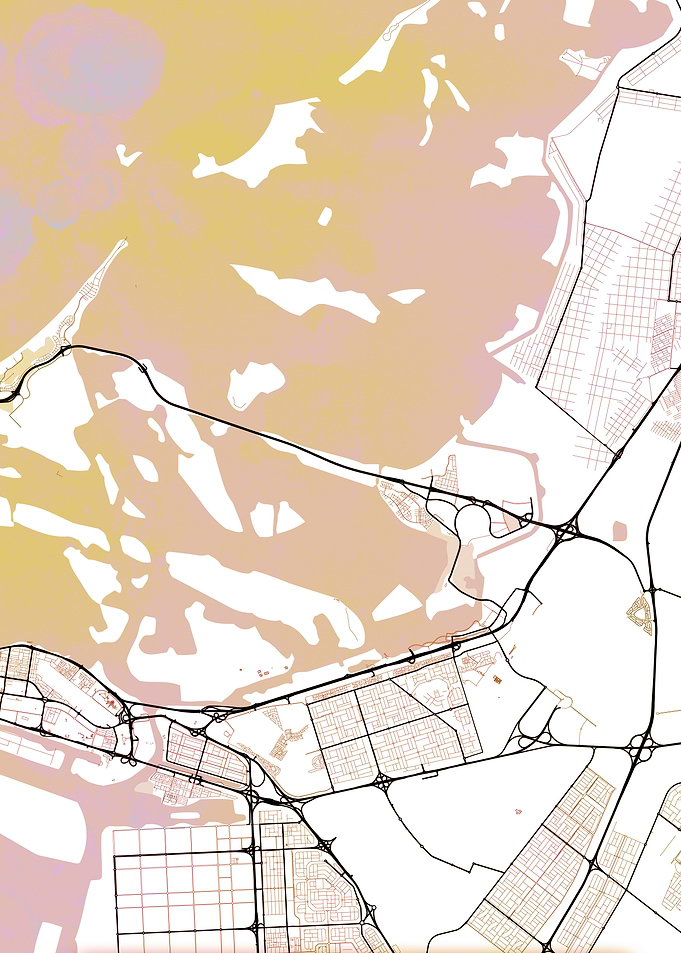 Abu Dhabi Street Map
