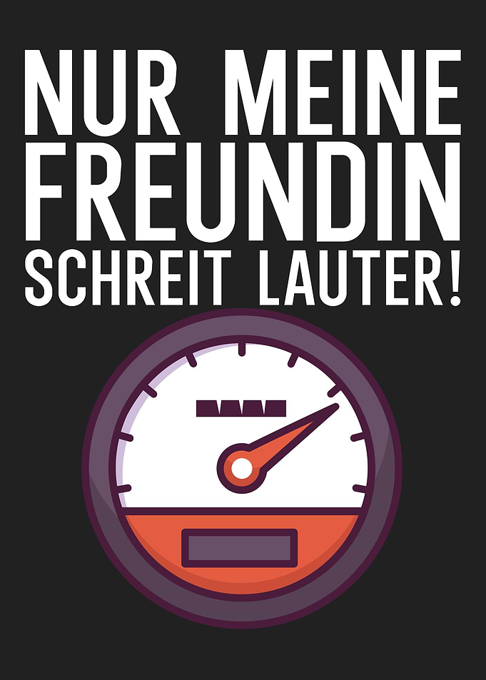 Freundin schreit Lauter