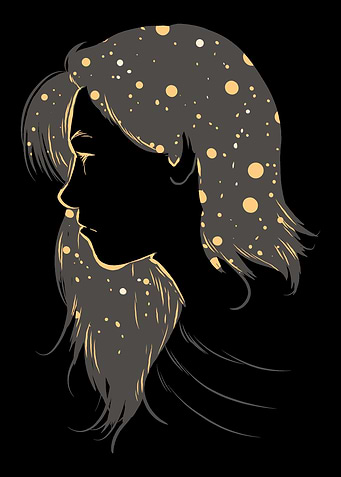 Woman Stars Magic Nature L