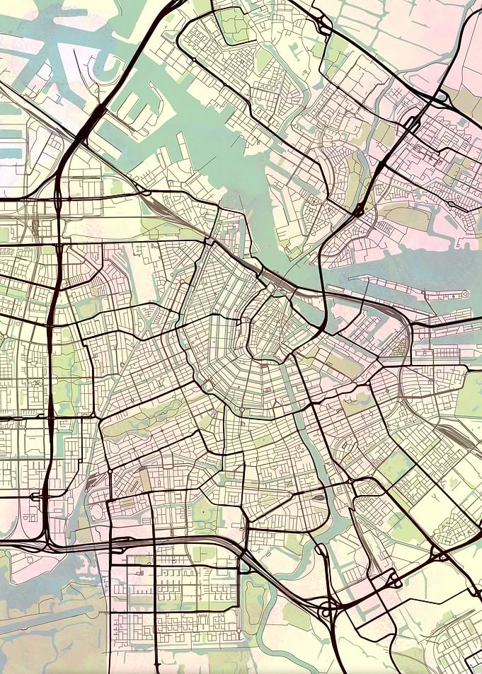 Amsterdam Street Map