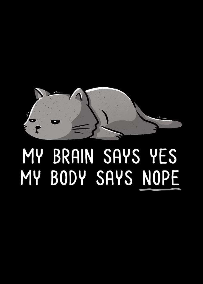 My Body Says Nope Funny La