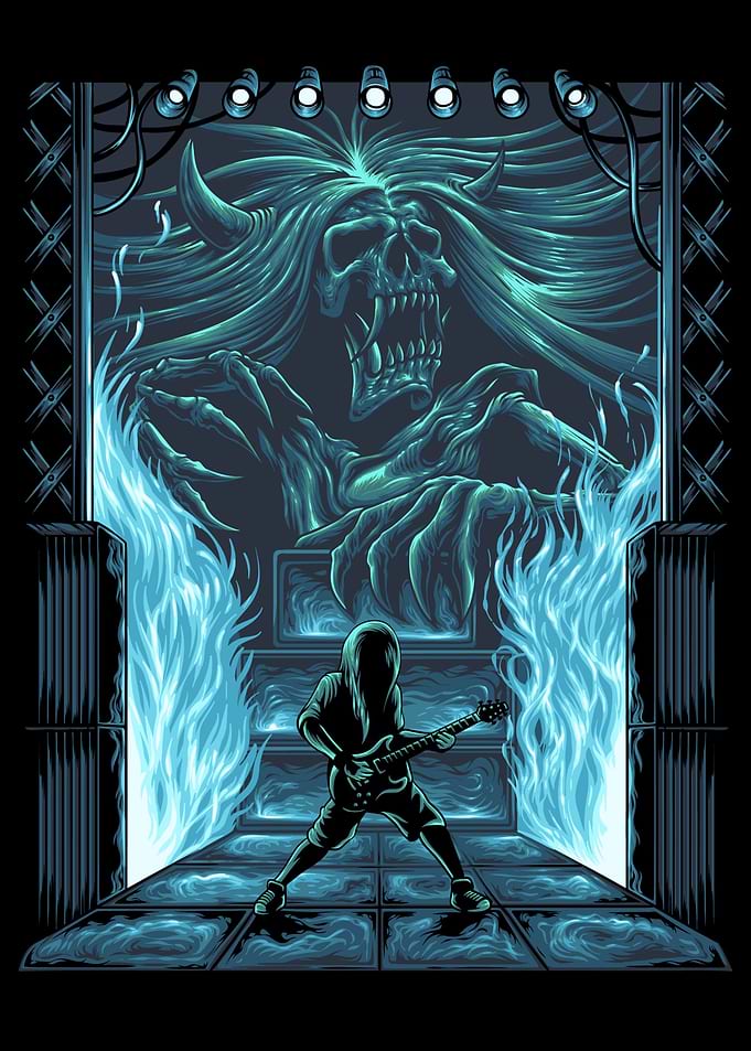 Heavy Metal Demonic Gig