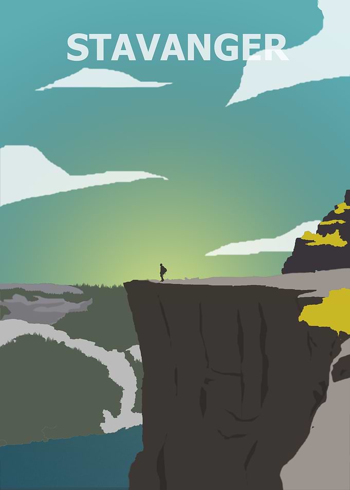 Stavanger cliff
