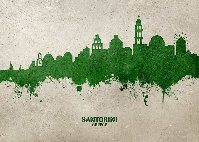 Santorini Skyline Greece