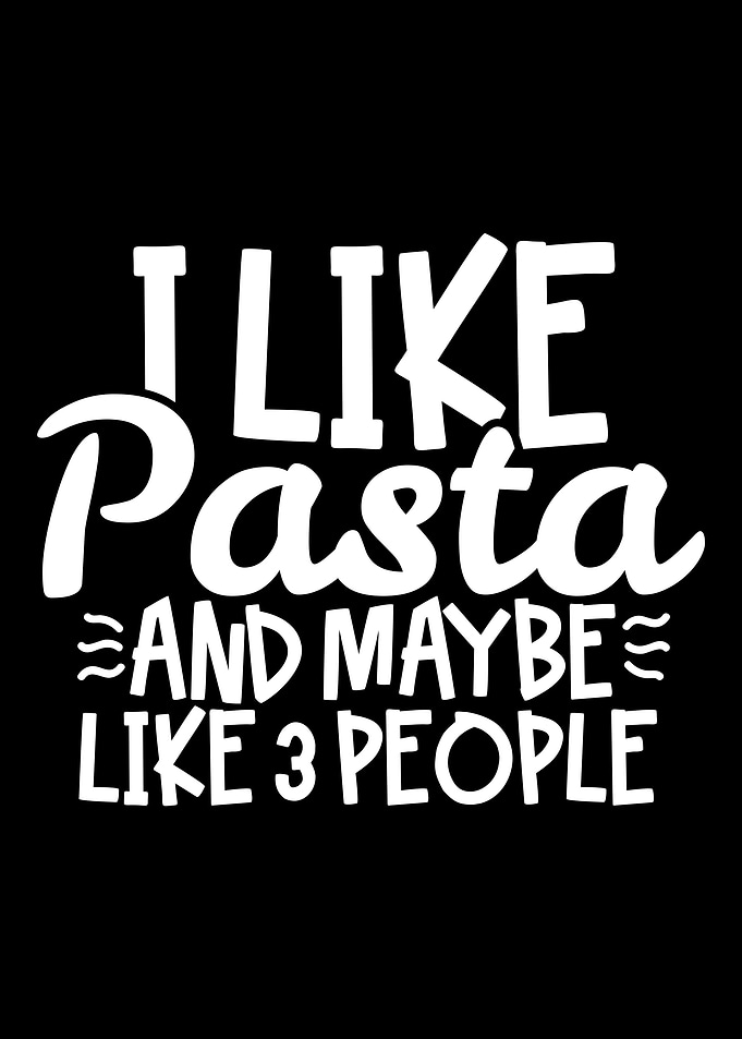 Pasta Foodie Introvert