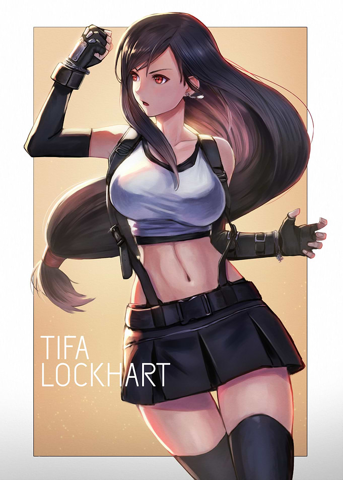 Tifa Lockhart Anime style