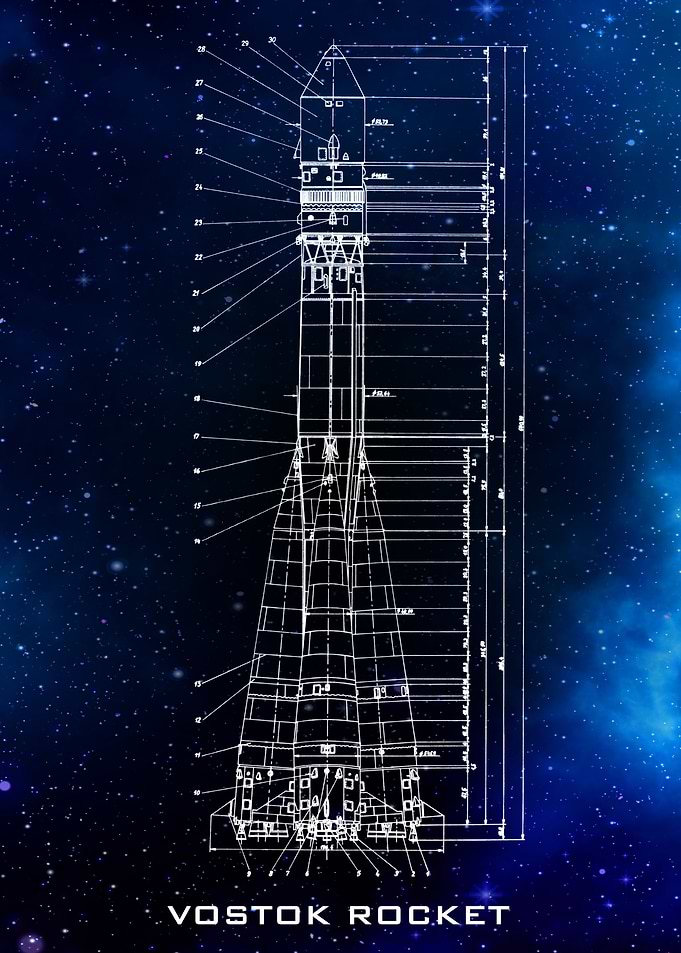 vostok rocket blueprint