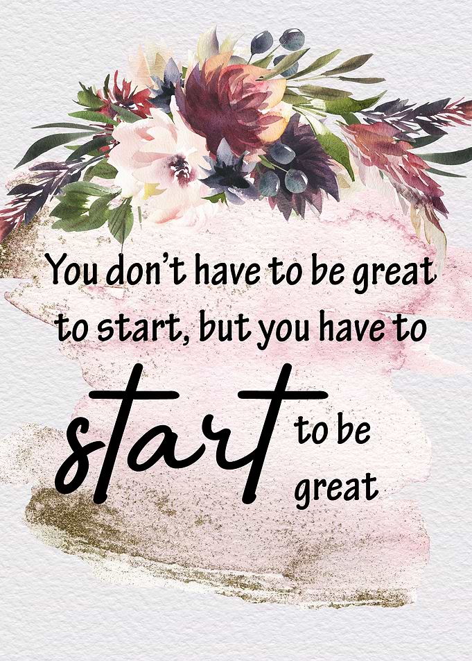 Start to be great