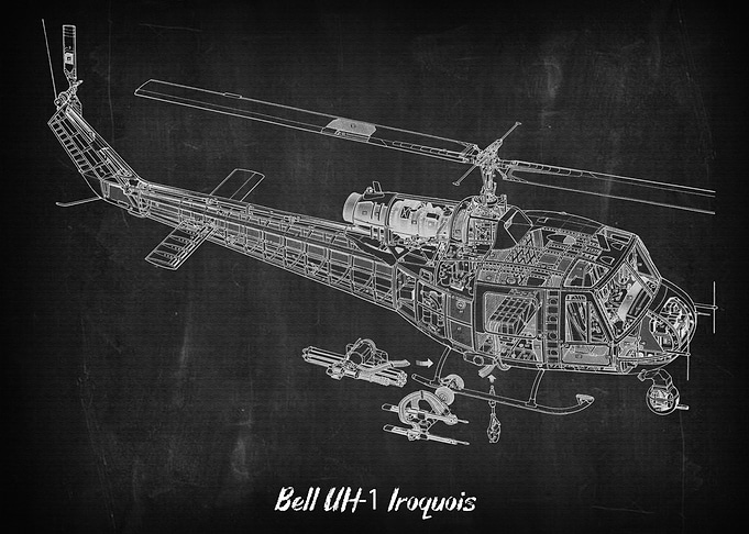 Bell UH1 Iroquois