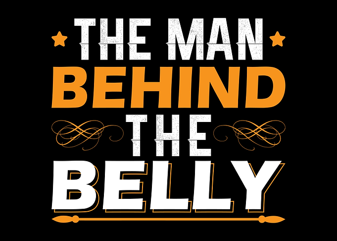 Man Behind Belly Fathersda