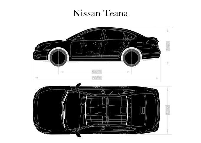 Nissan Teana 2010 black