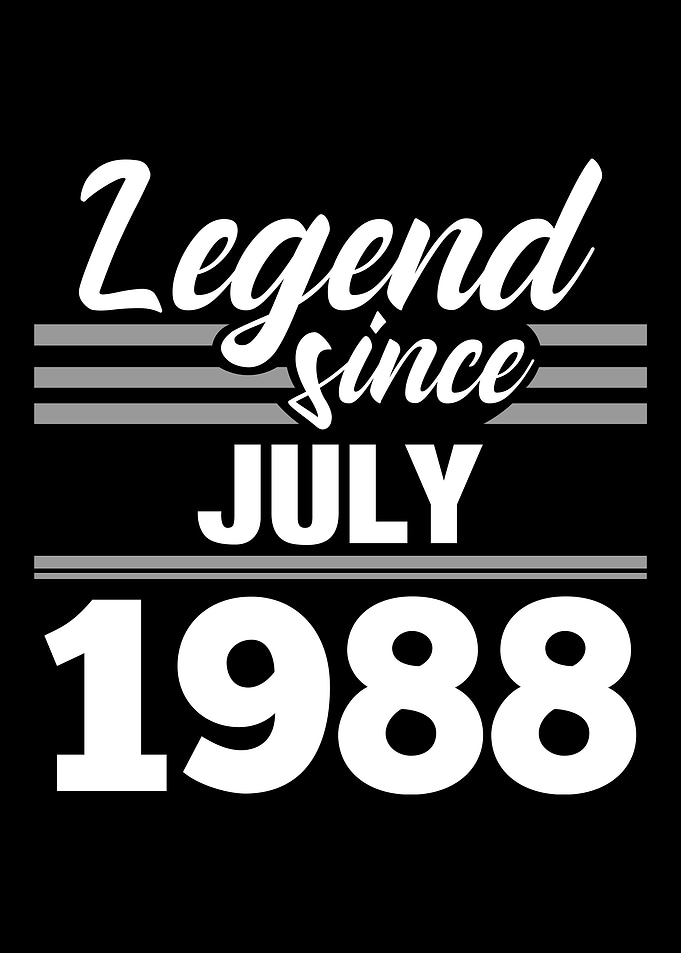 Legend Since July 1988