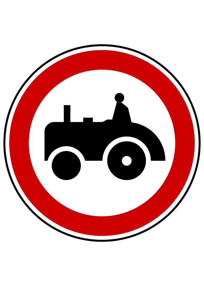 Serbian Road Sign