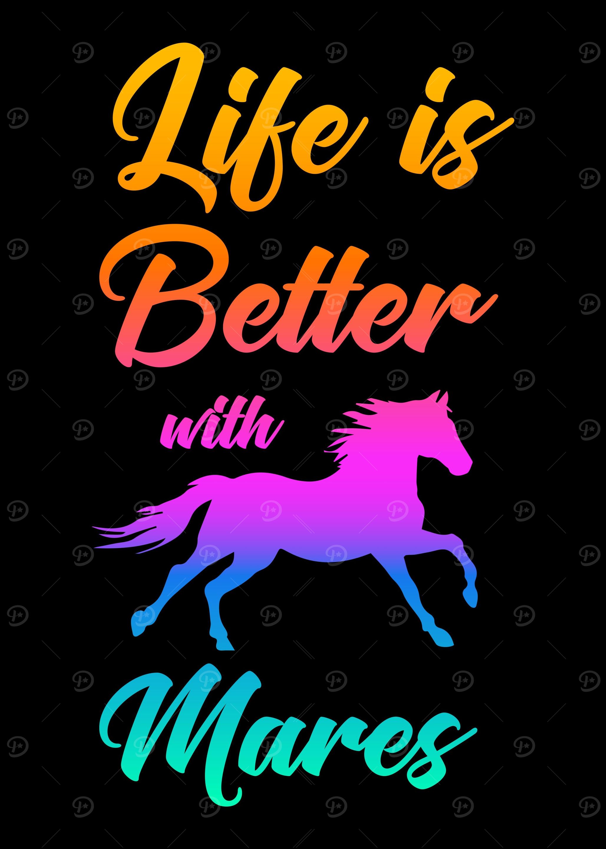 Running Mare Horse