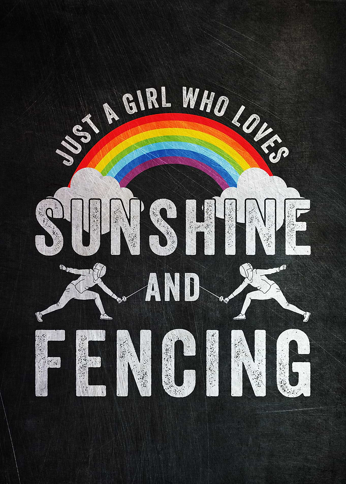 A Girl Who Loves Fencing