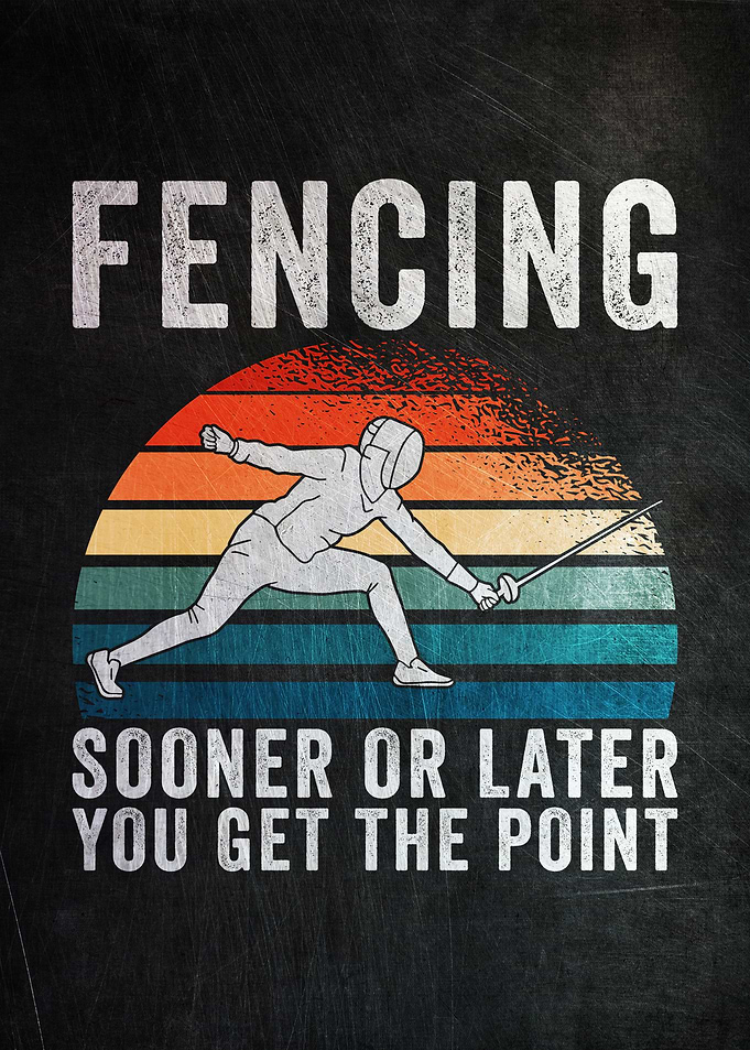 Fencing Vintage Retro