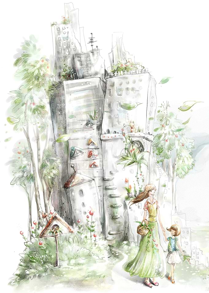 Drawing a world of mother