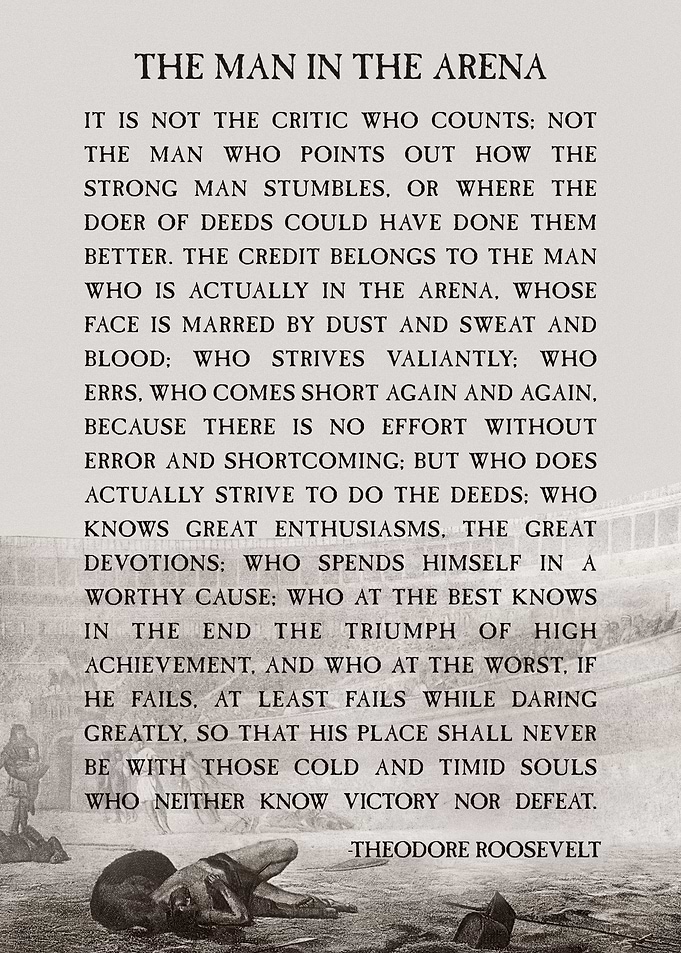 The Man in the Arena