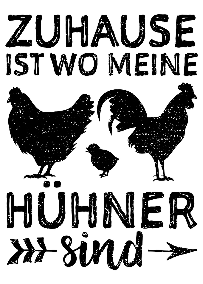 Zuhause Ist Wo Meine Hhne
