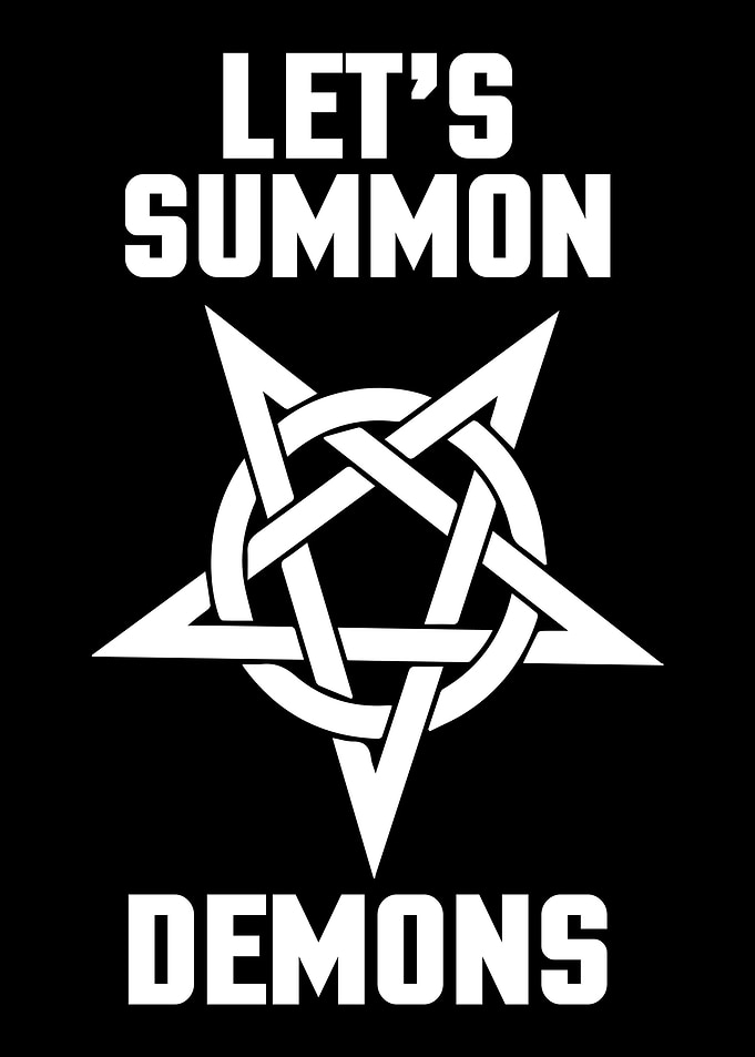 demons horror symbol