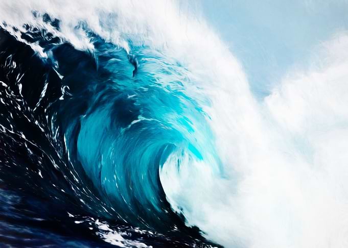 Huge wave