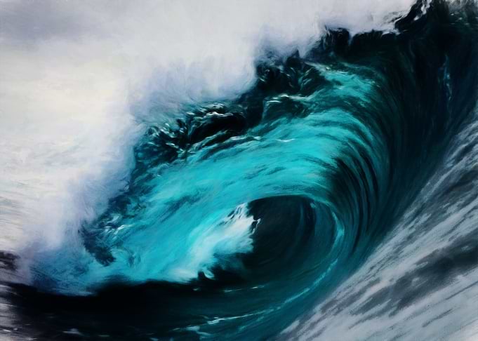 Crashing wave