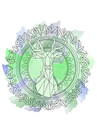 Deer Mandala