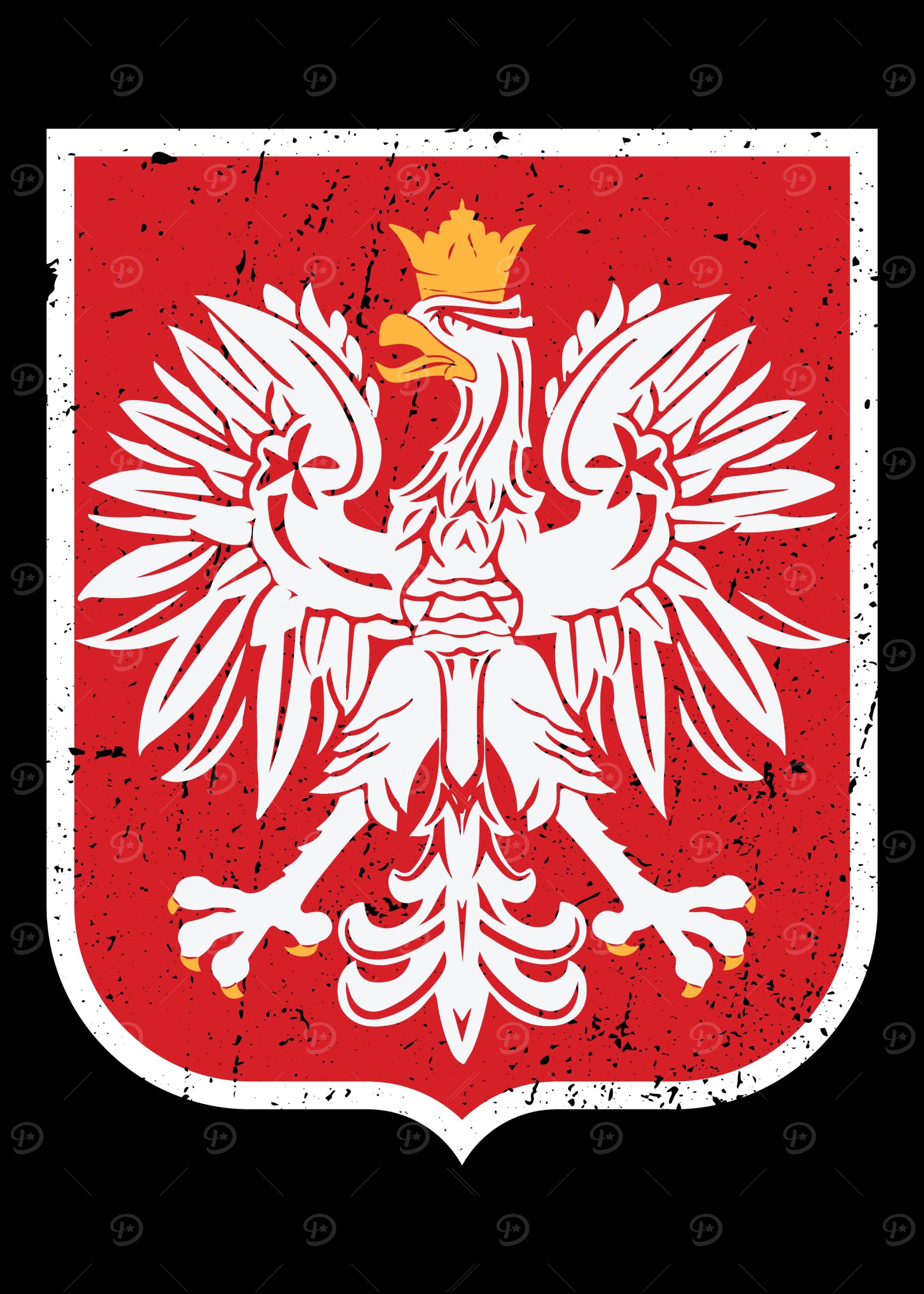 Poland Polska Eagle Flag G