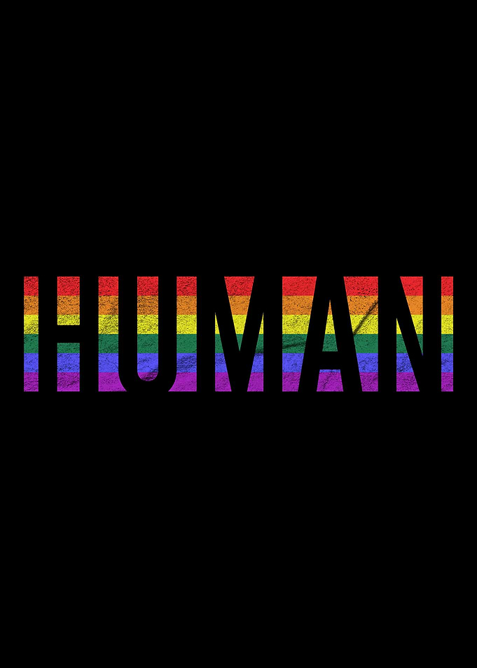 LGBT Flag Human