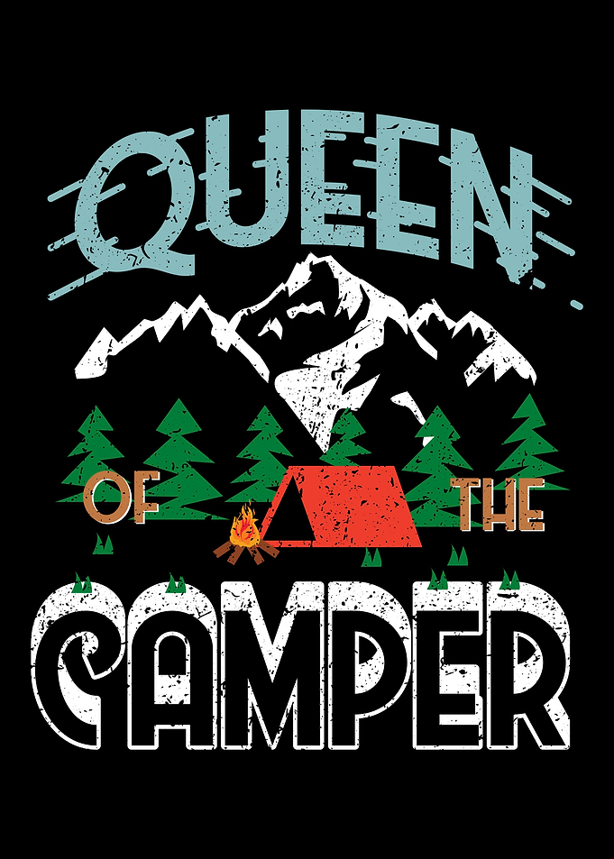 Funnny Camping Camper Mars