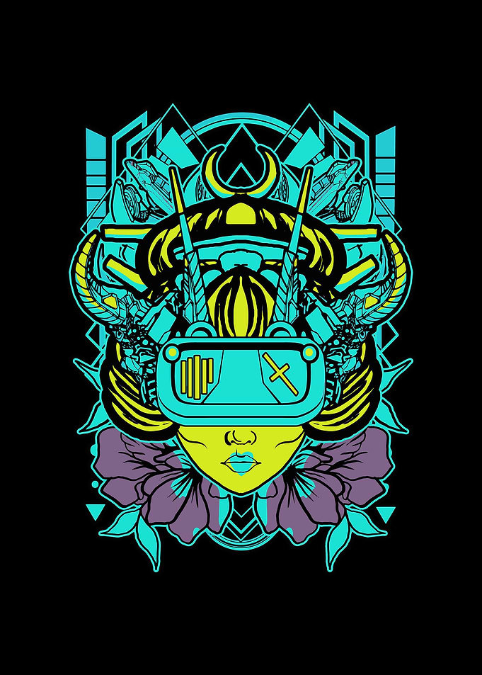 Yellow Robotic Girl