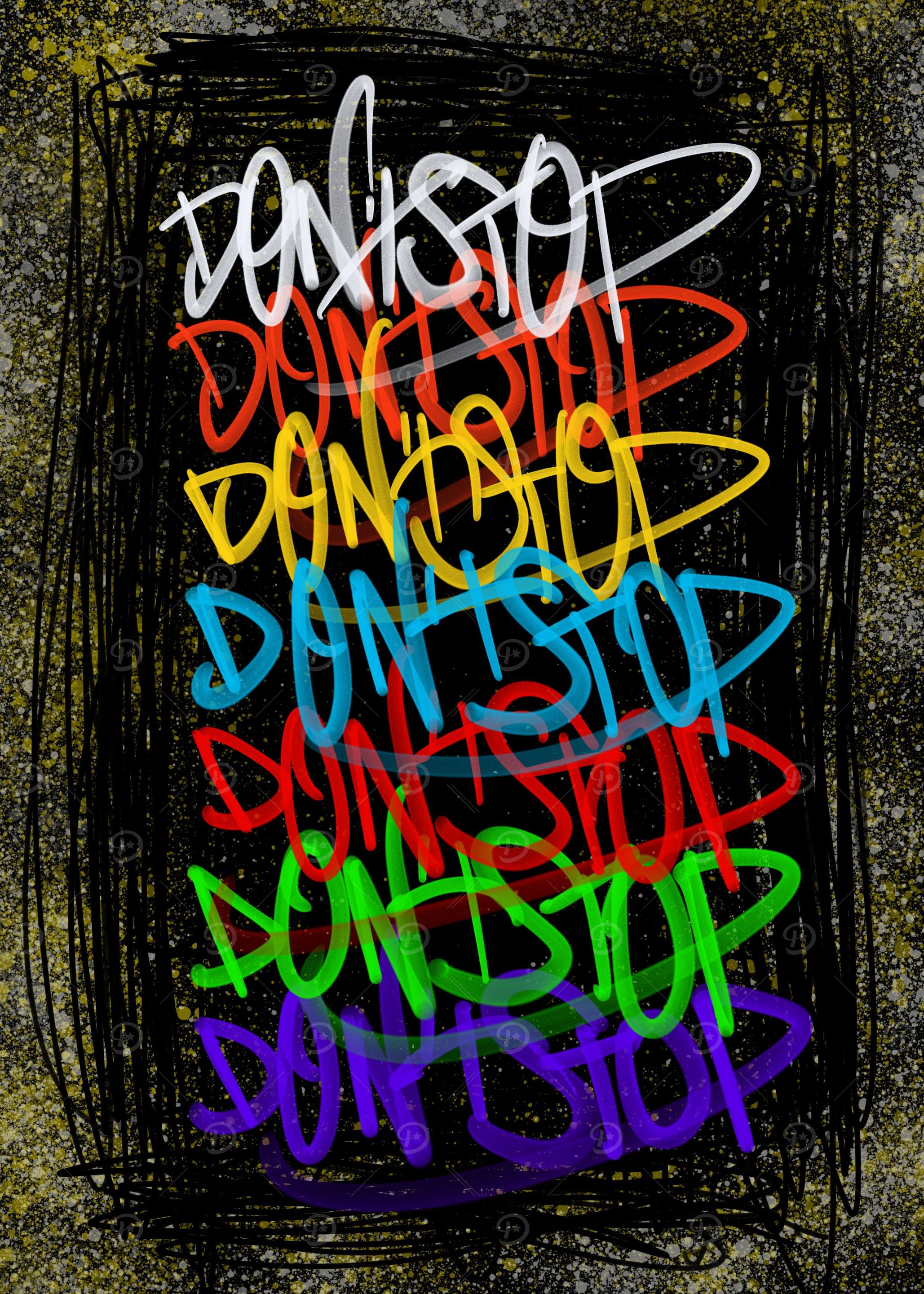 Dont Stop Urban Art
