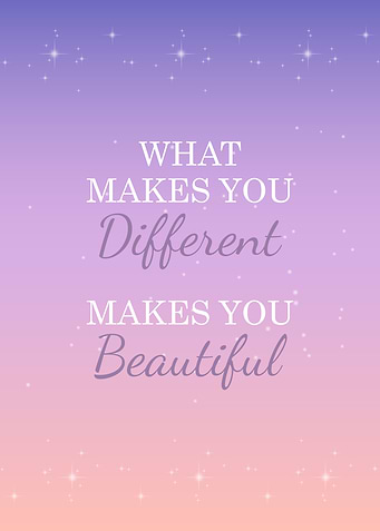 Magic Pink Quote Beautiful