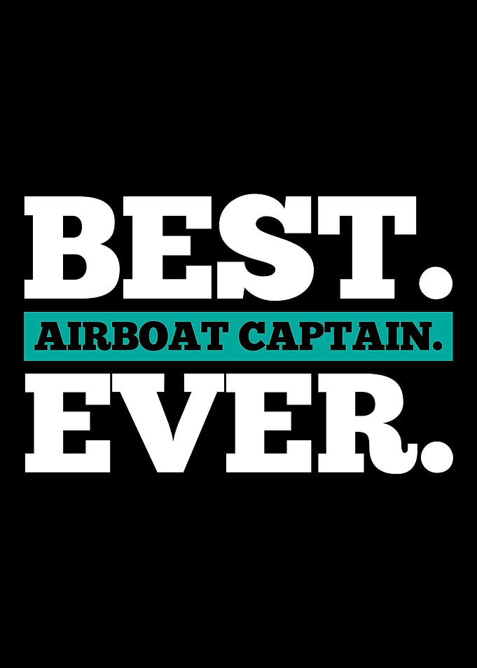 Airboat Captain Boating