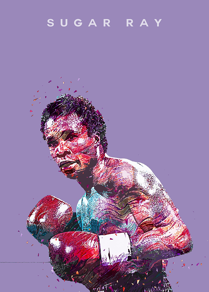 Boxer Sugar Ray Leonard