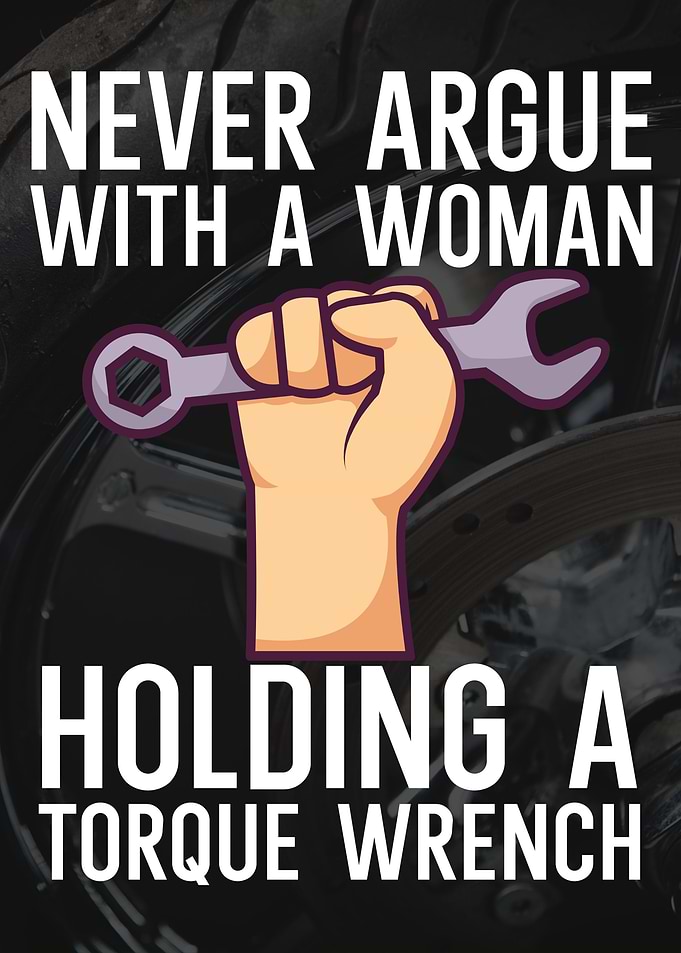 Women holding a torque