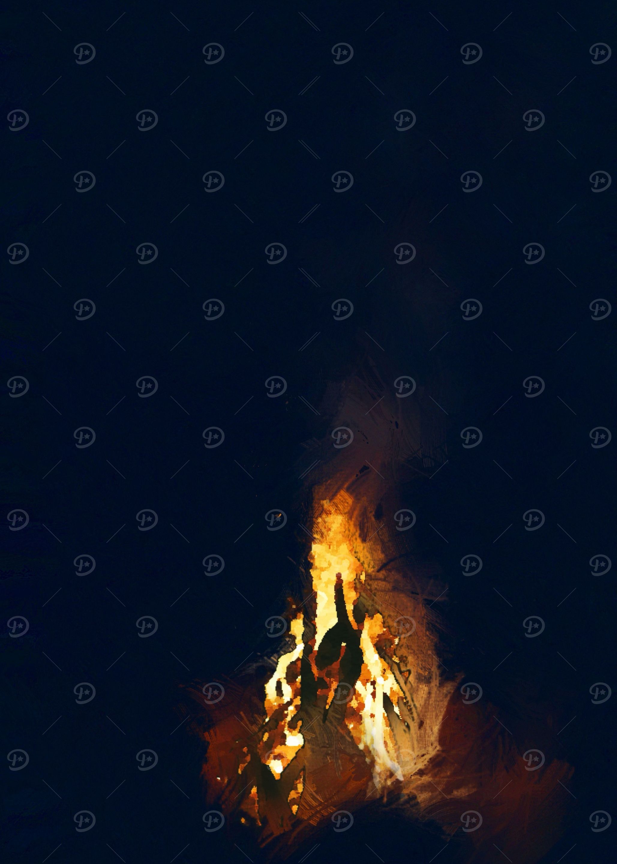 Campfire Abstract