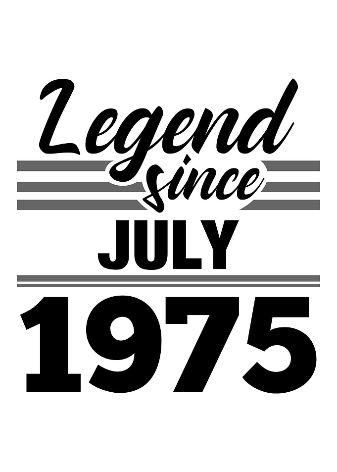 Legend Since July 1975