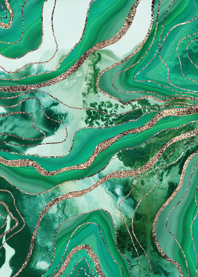 Marble Agate Glitter 1