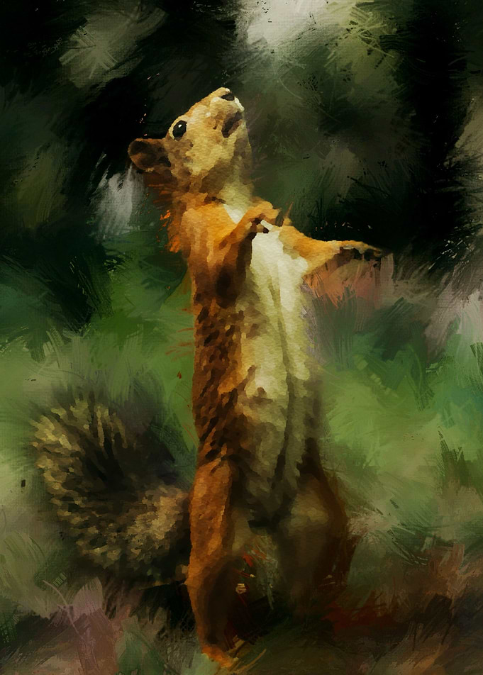 Standing Squirrel
