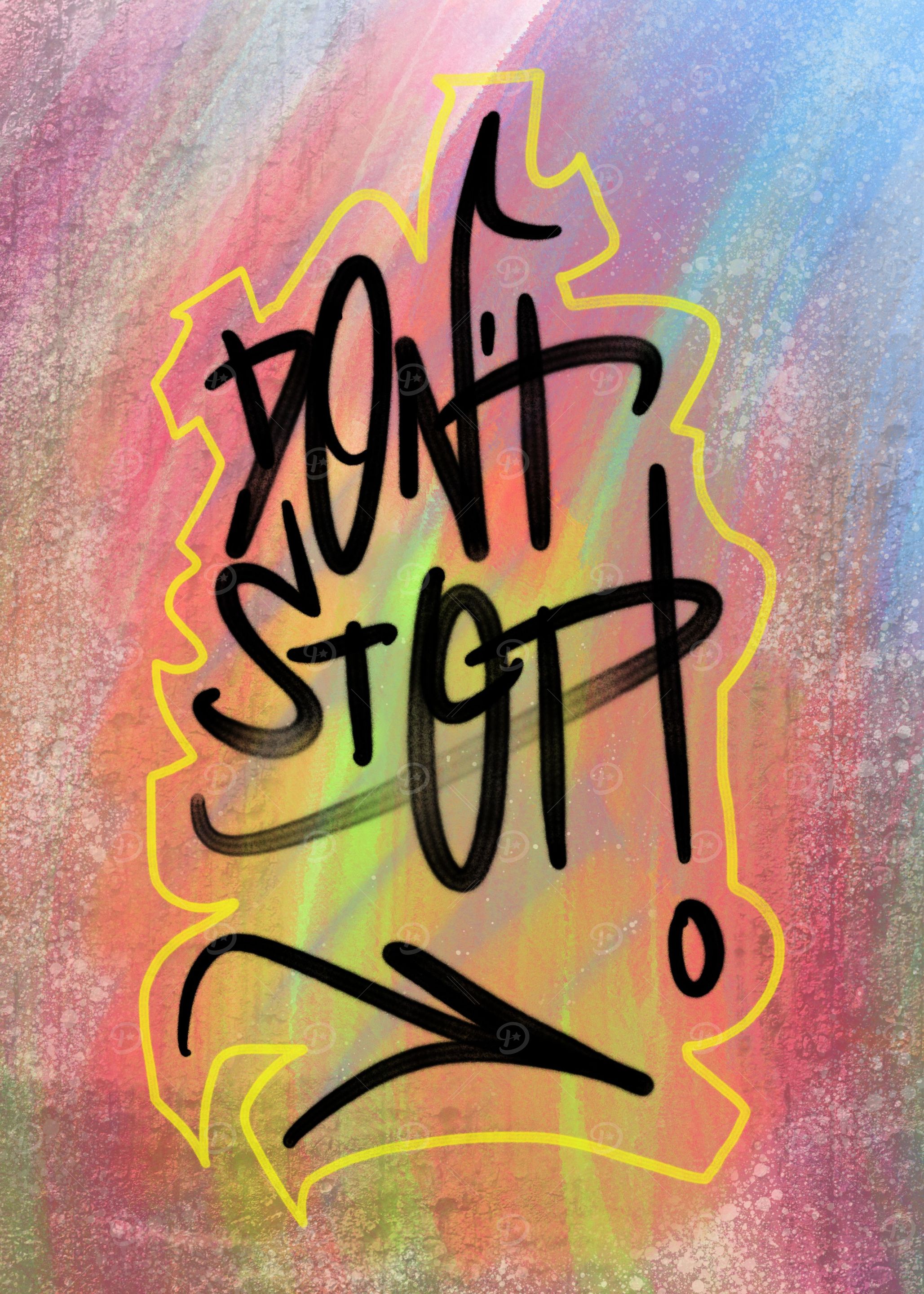 Dont Stop Urban Art